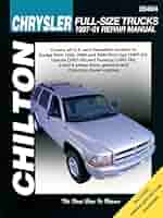 Chilton Chrysler Full-Size Trucks 1997-01 Repair Manual